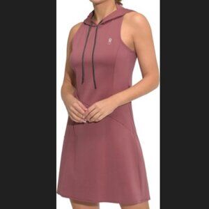 Little Donkey Andy - Women's quick dry tennis/golf dress, Wine Red color (mauve)